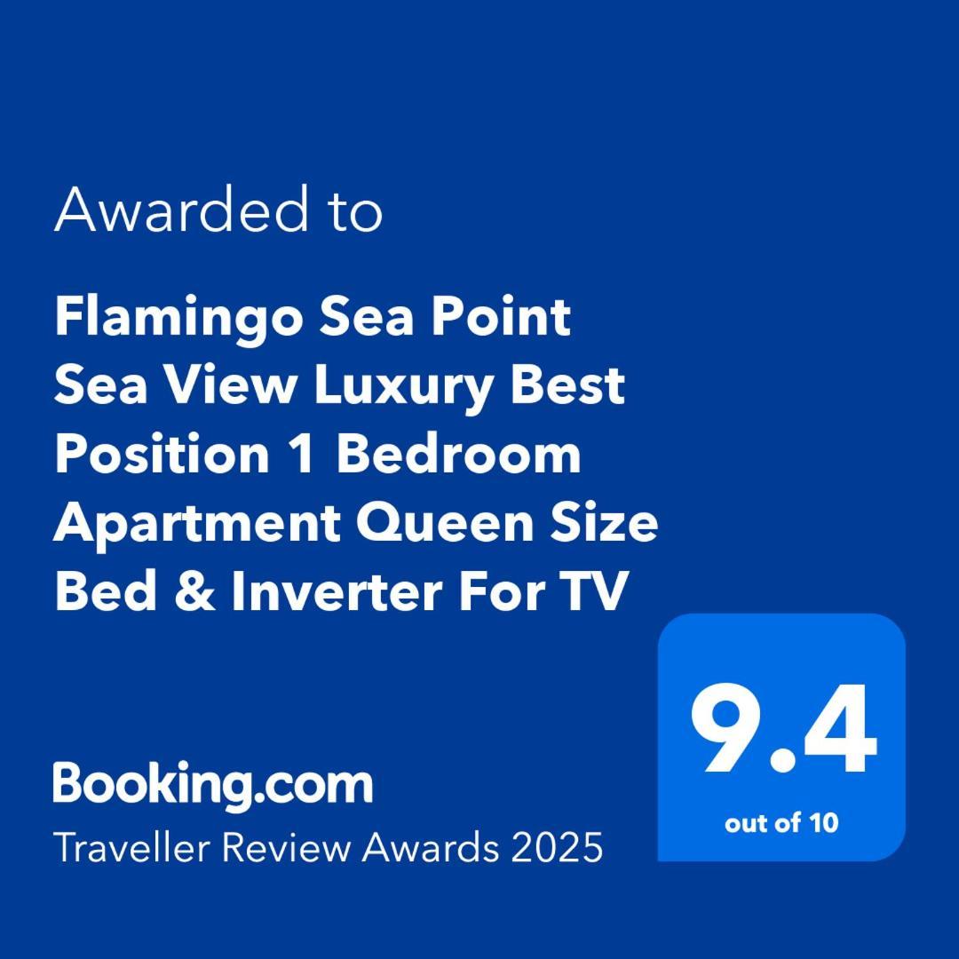 Flamingo Sea Point Sea View Luxury Best Position 1 Bedroom Apartment Queen Size Bed & Inverter For Tv Cape Town Ngoại thất bức ảnh